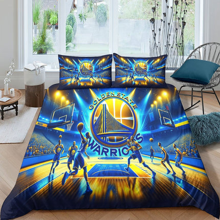 Golden State Warriors Bedding Set Duvet Cover Without Filler