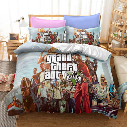 Grand Theft Auto Cosplay Bedding Set Quilt Cover Without Filler