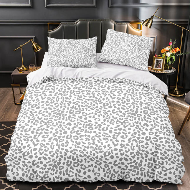 Leopard Graphic Print Bedding Set Duvet Cover Without Filler