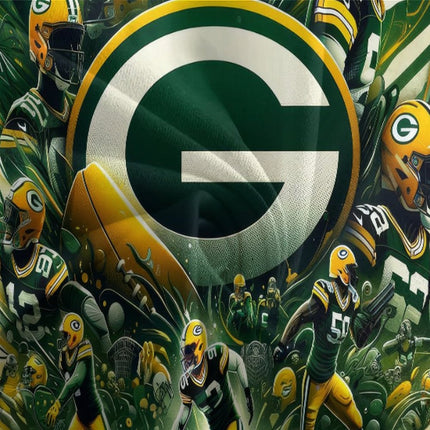 Green Bay Packers Bedding Set Duvet Cover Without Filler