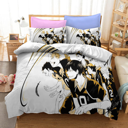 Haikyuu Cosplay Students Bedding Set Quilt Cover Without Filler