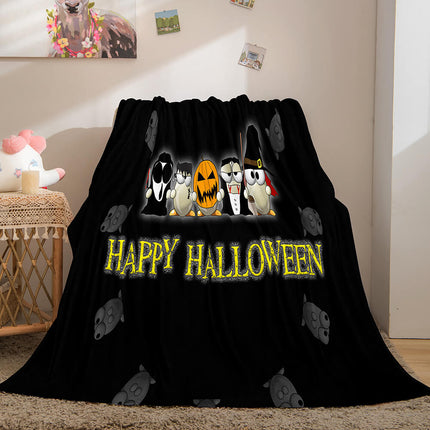 Halloween Flannel Caroset Throw Cosplay Blanket