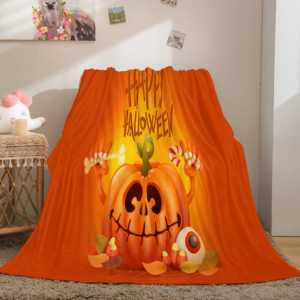 Halloween Flannel Caroset Throw Cosplay Blanket