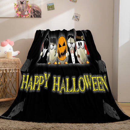 Halloween Flannel Caroset Throw Cosplay Blanket
