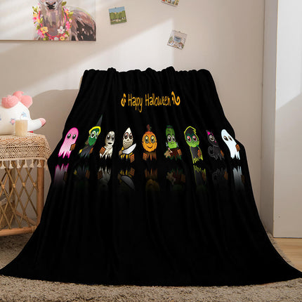 Halloween Flannel Caroset Throw Cosplay Blanket
