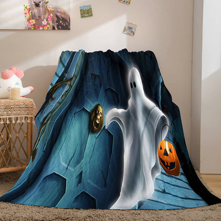 Halloween Flannel Caroset Throw Cosplay Blanket