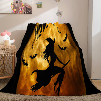 Halloween Flannel Caroset Throw Cosplay Blanket