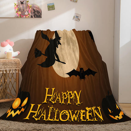 Halloween Flannel Caroset Throw Cosplay Blanket