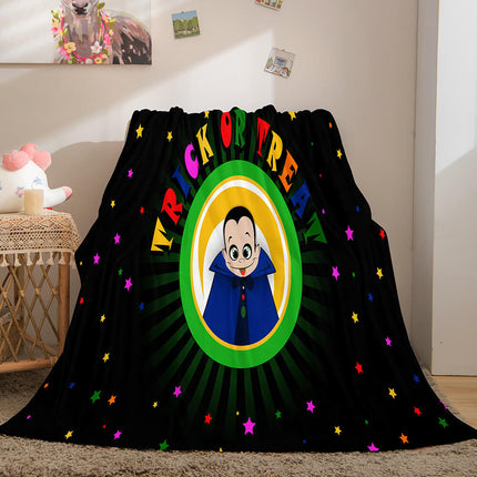 Halloween Flannel Caroset Throw Cosplay Blanket