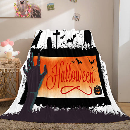 Halloween Flannel Caroset Throw Cosplay Blanket