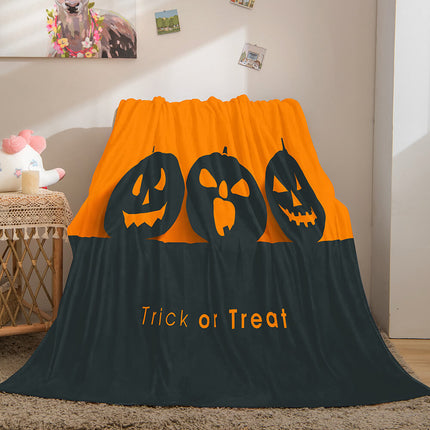 Halloween Flannel Caroset Throw Cosplay Blanket