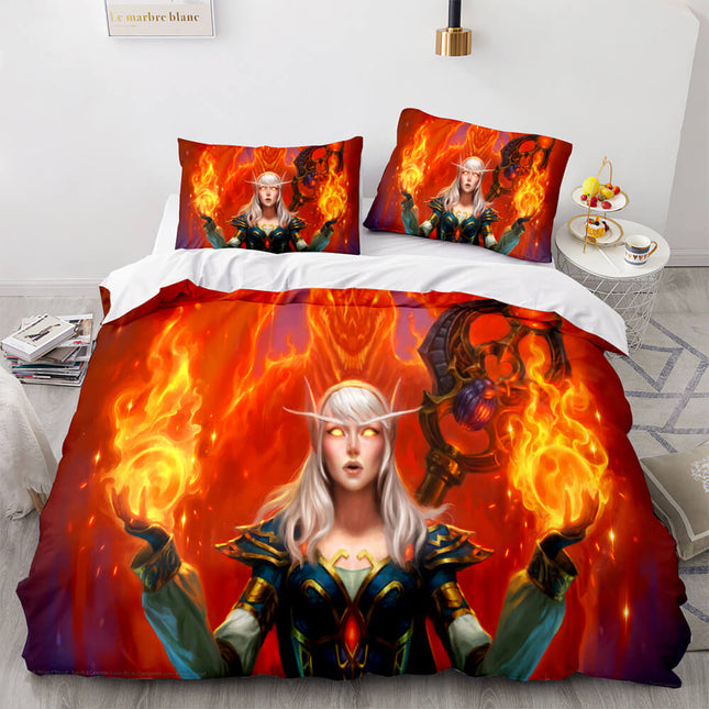 Hearthstone Heroes of Warcraft Cosplay Bedding Set Quilt Cover Without Filler