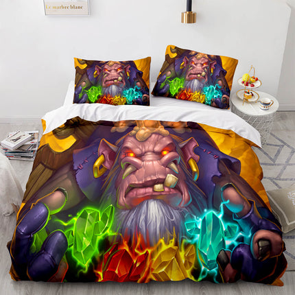 Hearthstone Heroes of Warcraft Cosplay Bedding Set Quilt Cover Without Filler