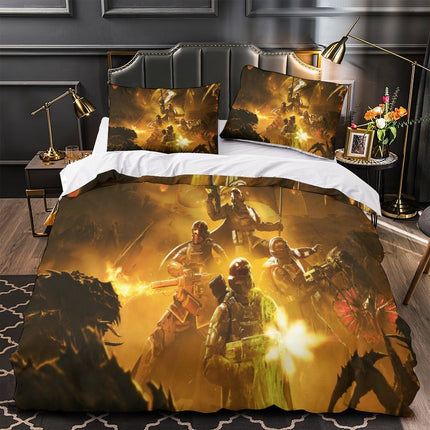 Helldivers 2 Bedding Set Duvet Cover Without Filler
