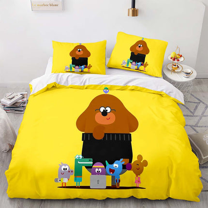 Hey Duggee Bedding Set Pattern Quilt Cover Without Filler