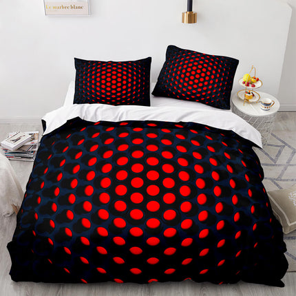 Honeycomb Pattern Bedding Sets Quilt Covers Without Filler