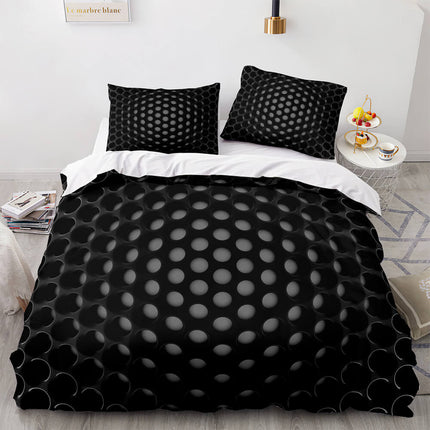 Honeycomb Pattern Bedding Sets Quilt Covers Without Filler