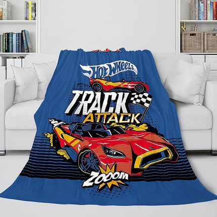 Hot Wheels Blanket Flannel Fleece Blanket