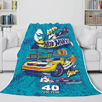 Hot Wheels Cosplay Blanket Flannel Fleece Blanket Quilt Throw Blanket