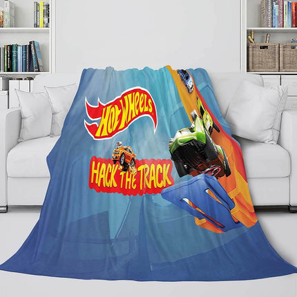 Hot Wheels Blanket Flannel Fleece Blanket