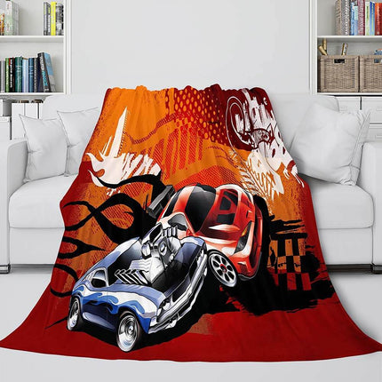 Hot Wheels Cosplay Blanket Flannel Fleece Blanket Quilt Throw Blanket