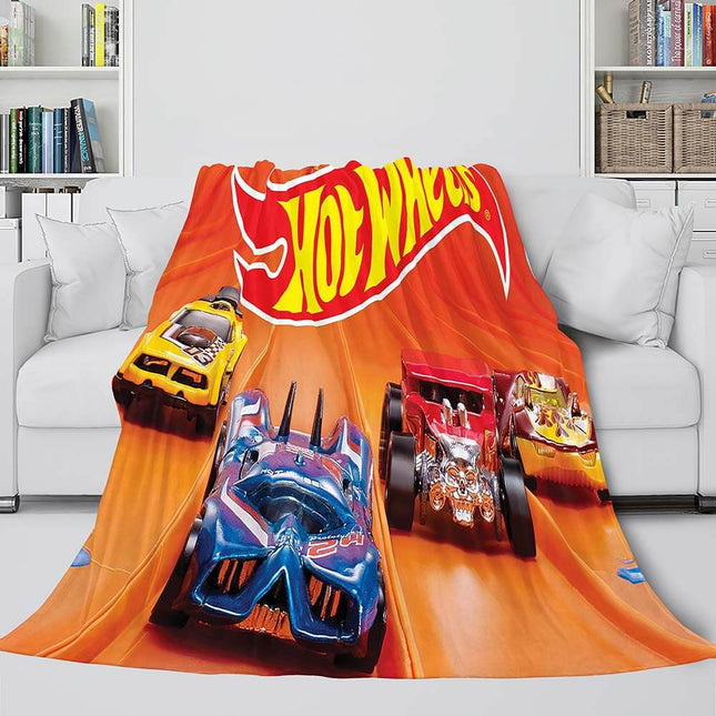 Hot Wheels Cosplay Blanket Flannel Fleece Blanket Quilt Throw Blanket