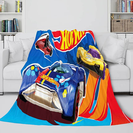Hot Wheels Blanket Flannel Fleece Blanket
