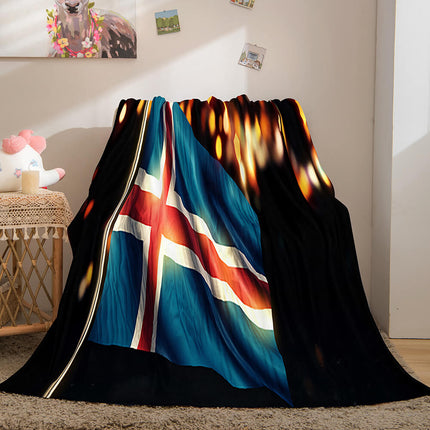Famous Country National Flag Flannel Fleece Throw Blanket Bedding Sets