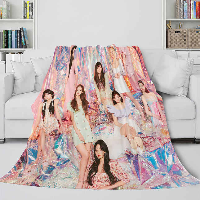 JYP Ent Twice 10th Taste of Love Album Flannel Blanket Bedding Sets