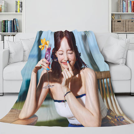 JYP Ent Twice 10th Taste of Love Album Flannel Blanket Bedding Sets