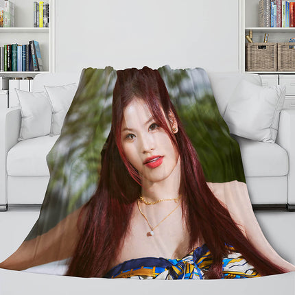 JYP Ent Twice 10th Taste of Love Album Flannel Blanket Bedding Sets