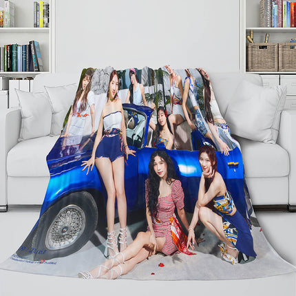 JYP Ent Twice 10th Taste of Love Album Flannel Blanket Bedding Sets