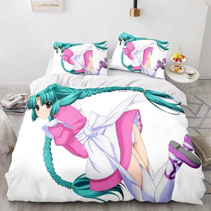 Japan Anime Maid Cosplay Bedding Sets Quilt Covers Without Filler