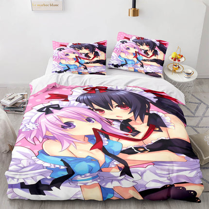Japan Anime Maid Cosplay Bedding Sets Quilt Covers Without Filler