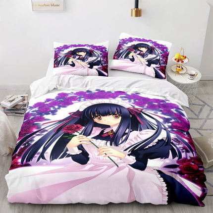 Japan Anime Maid Cosplay Bedding Sets Quilt Covers Without Filler