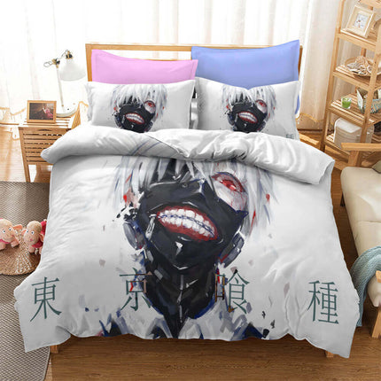 Japan Anime Tokyo Ghoul Cosplay Bedding Set Quilt Cover Without Filler