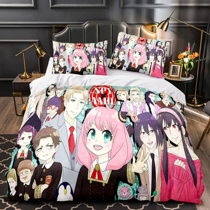 Japan Comics SPY×FAMILY 2022 Bedding Set Quilt Cover Without Filler