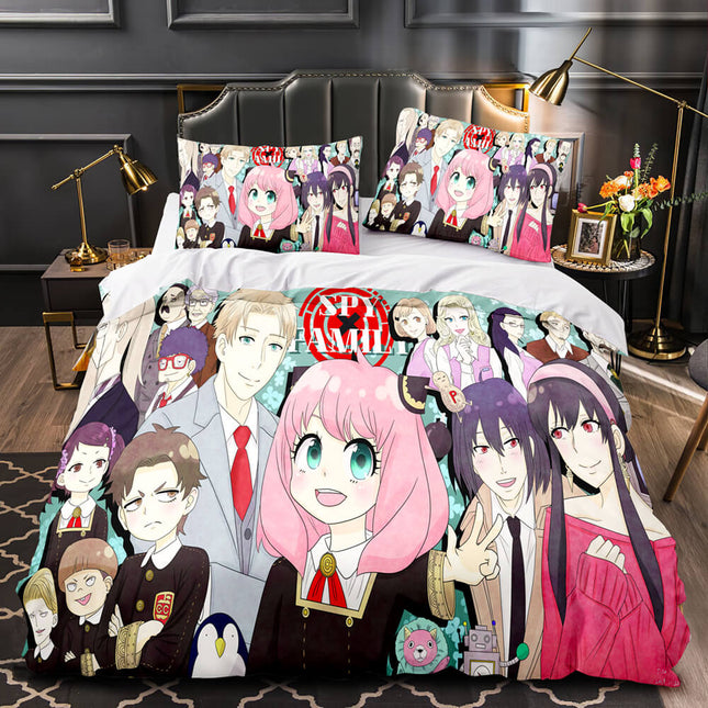 Japan Comics SPY×FAMILY 2022 Bedding Set Quilt Cover Without Filler