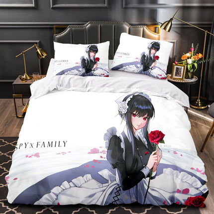 Japan Comics SPY×FAMILY 2022 Bedding Set Quilt Cover Without Filler