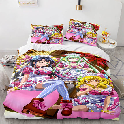 Japan Maid Cute Loli Cosplay Bedding Set Quilt Covers Without Filler