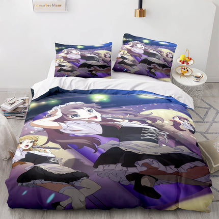 Japan Maid Cute Loli Cosplay Bedding Set Quilt Covers Without Filler