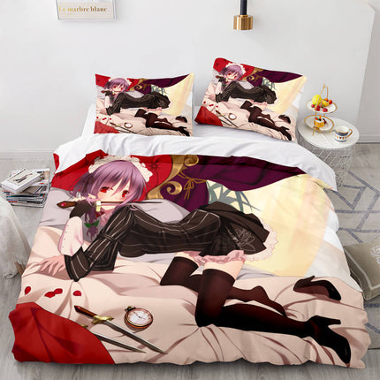 Japan Sexy Lady Maid Cosplay Bedding Set Quilt Covers Without Filler