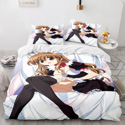 Japan Sexy Lady Maid Cosplay Bedding Set Quilt Covers Without Filler