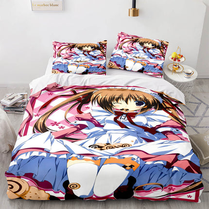 Japan Sexy Lady Maid Cosplay Bedding Set Quilt Covers Without Filler
