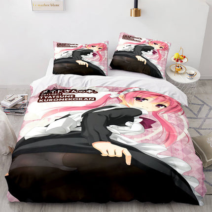 Japan Sexy Lady Maid Cosplay Bedding Set Quilt Covers Without Filler