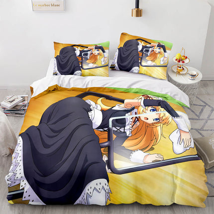 Japan Sexy Lady Maid Cosplay Bedding Set Quilt Covers Without Filler