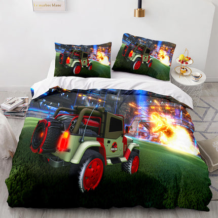 Jeep 4X4 Vehicle Off-Road Adventure Car Bedding Set Quilt Cover