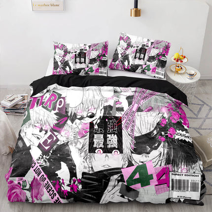 Jujutsu Kaisen Cosplay Bedding Sets Soft Quilt Covers Without Filler