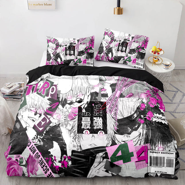 Jujutsu Kaisen Cosplay Bedding Sets Soft Quilt Covers Without Filler