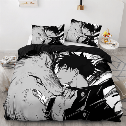 Jujutsu Kaisen Cosplay Bedding Sets Soft Quilt Covers Without Filler